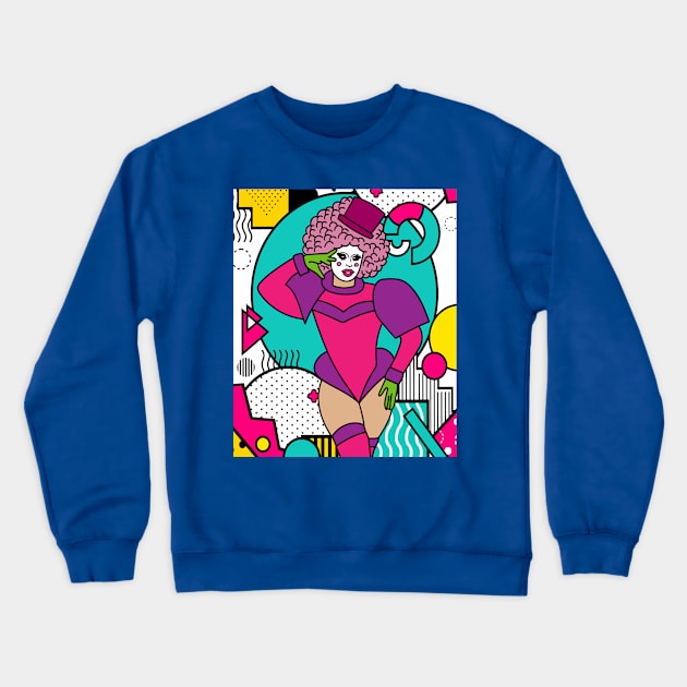 Proud Drag Queen Inspired Crewneck Sweatshirt by flofin